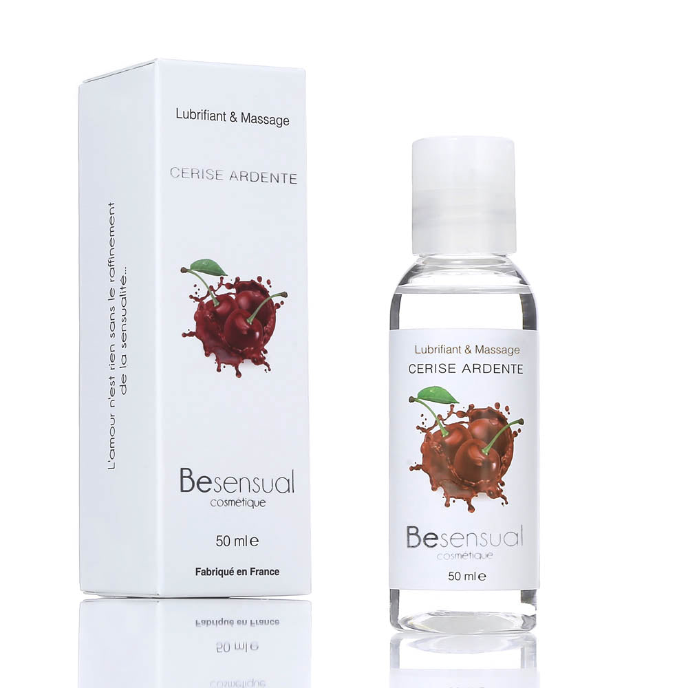 Lubrifiant et massage parfumé 50ML - Be Sensual - Cerise - 13