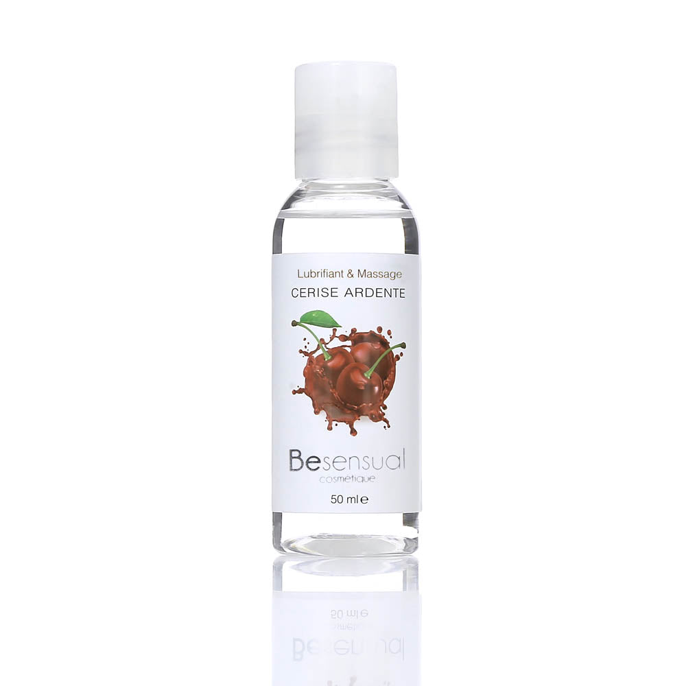 Lubrifiant et massage parfumé 50ML - Be Sensual - Cerise - 12