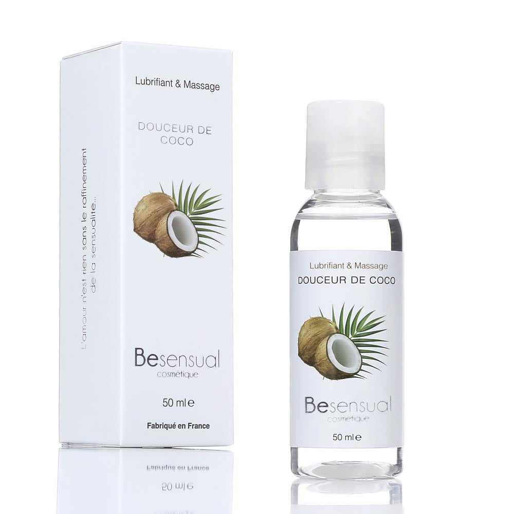 Lubrifiant et massage parfumé 50ML - Be Sensual - Noix-de-coco - 4