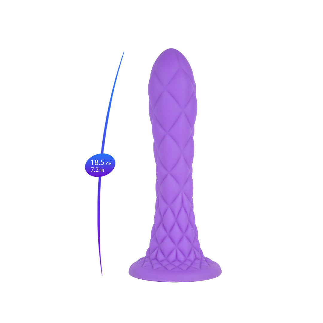 Gode Ventouse Fantasy Line Dreamy 18,5cm - Violet - 11