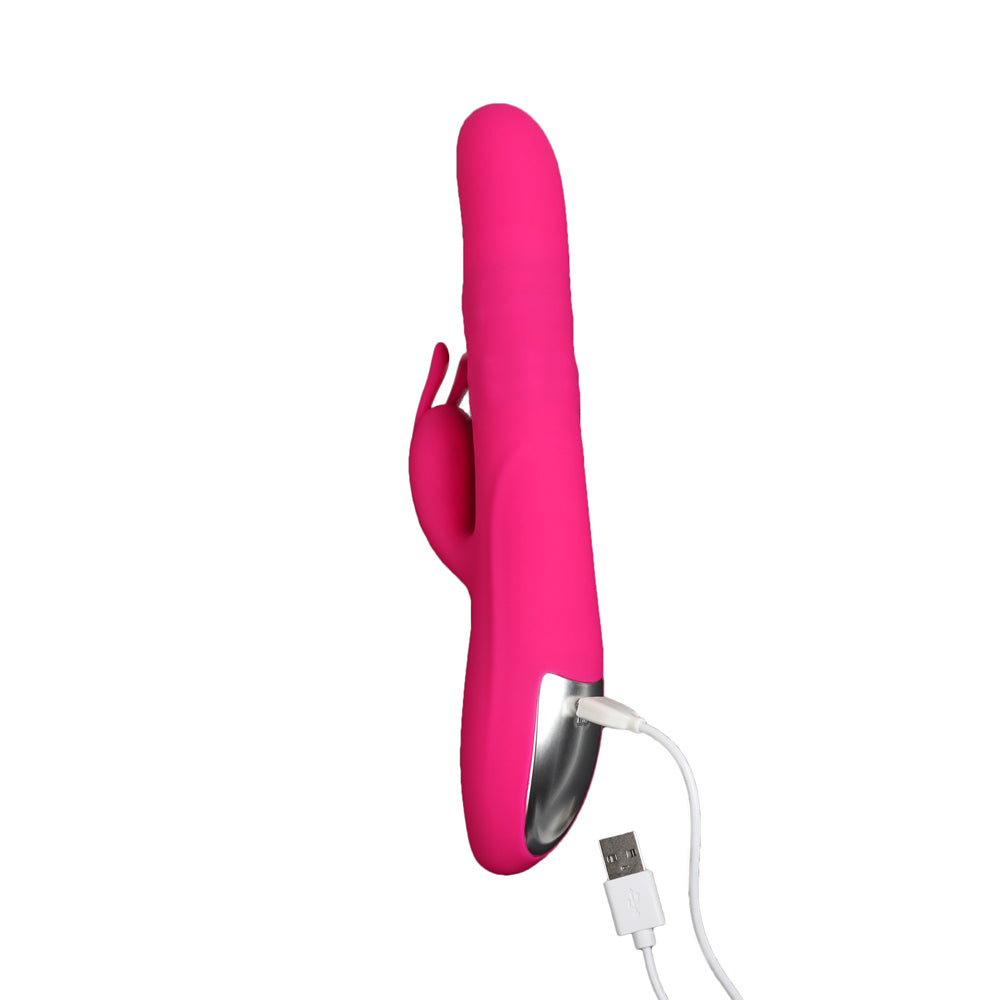 rabbit virevolte rose en charge avec cable usb
