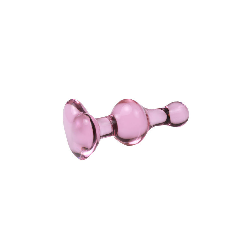 Petit Plug Cœur en Verre 225
