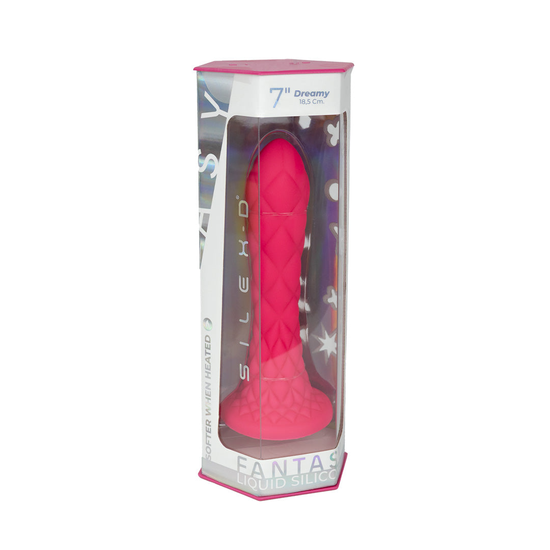 Gode Ventouse Fantasy Line Dreamy 18,5cm - Rose - 6