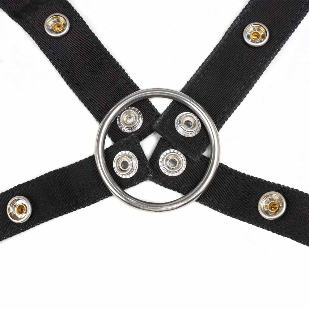 Harnais Gode Ceinture Jeans détail boutons pressions
