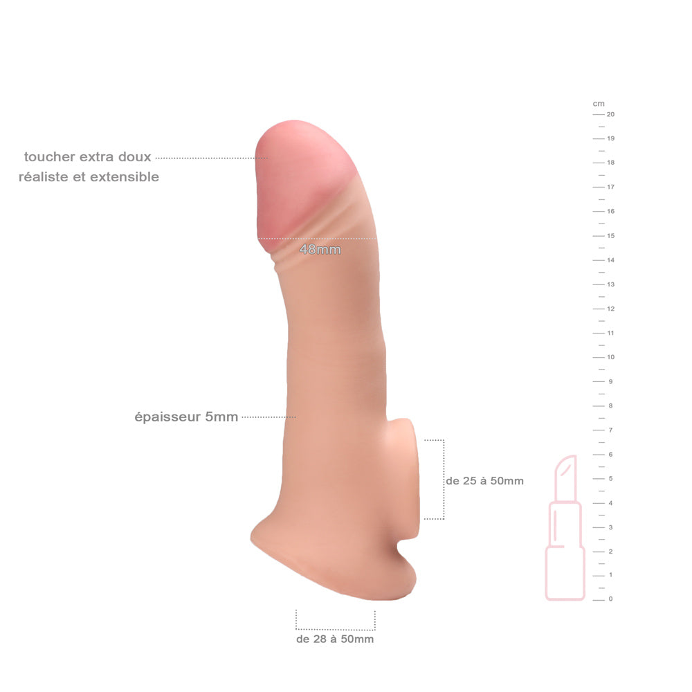 Gaine Extension Pénis Herculéen avec dimensions