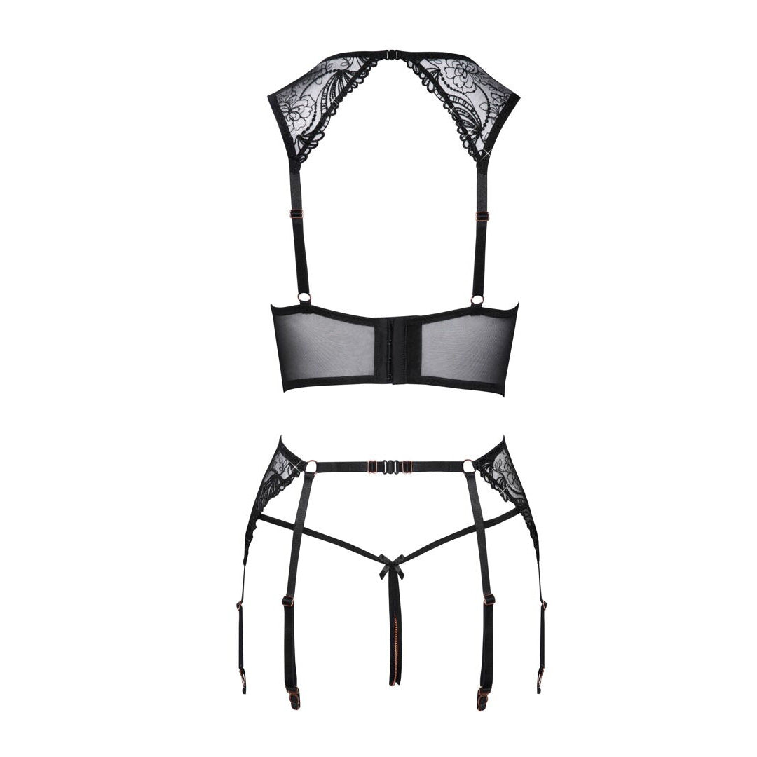 Ensemble 3 pièces Brodé Noir