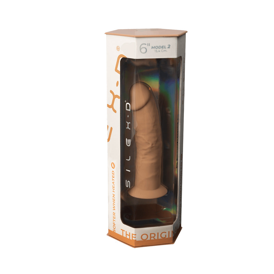 Gode Réaliste Double Densité Model 2 15,4cm - Marron - 10
