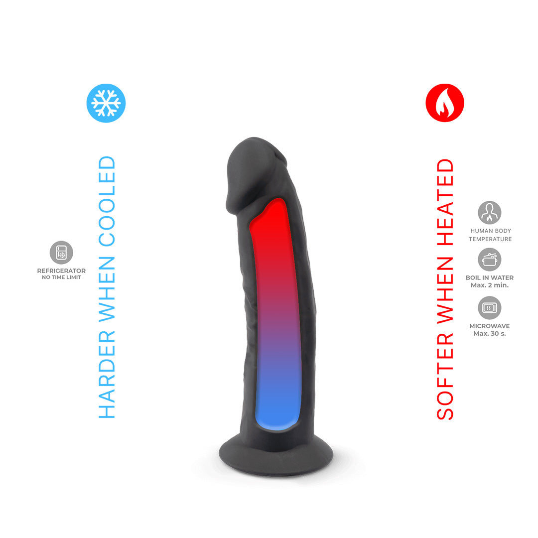 Gode Réaliste Double Densité Model 2 15,4cm - Noir - 18