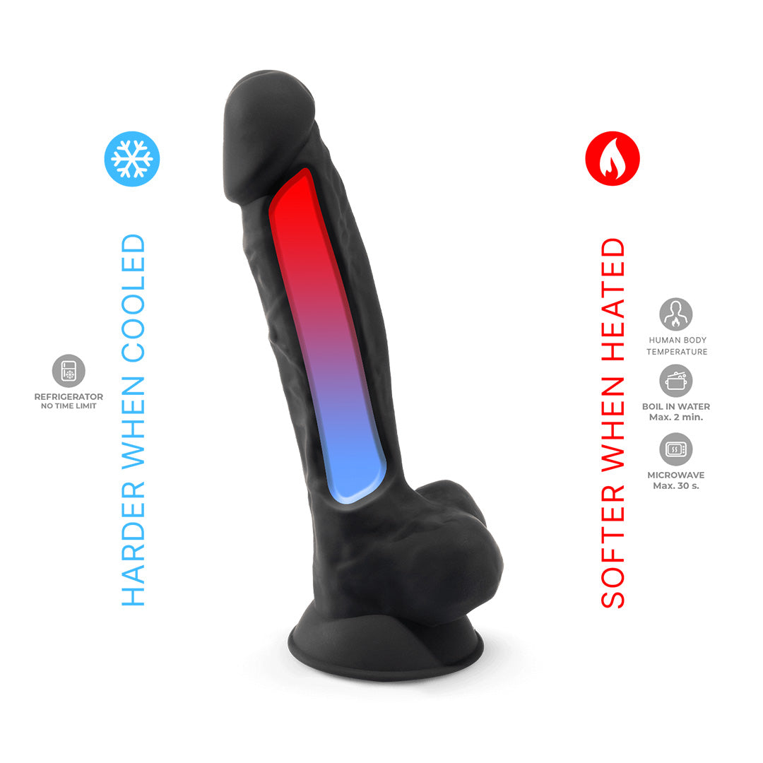Gode Ventouse Réaliste Model 1 17,6cm - Noir - 29