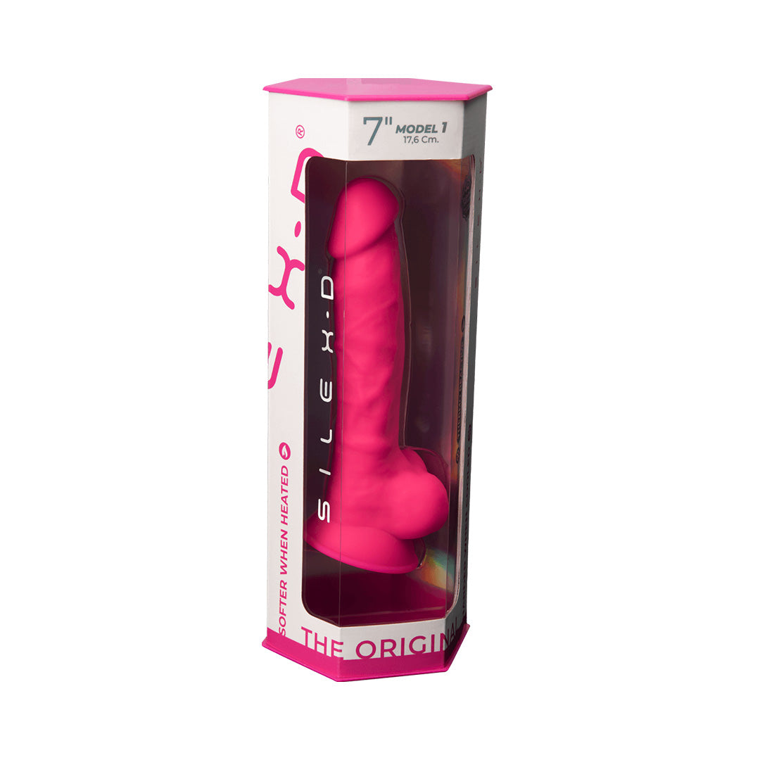 Gode Ventouse Réaliste Model 1 17,6cm - Rose - 5