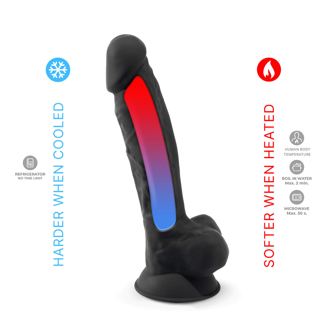 Gode Ventouse Réaliste Model 1 20,5cm - Noir - 8