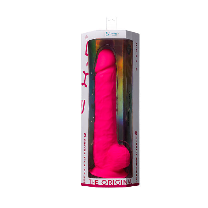 Gode Ventouse XXL Double Densité Model 1 38cm - Rose - 5