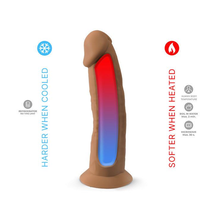 Gode réaliste Model 2 19,2cm - Marron - 8