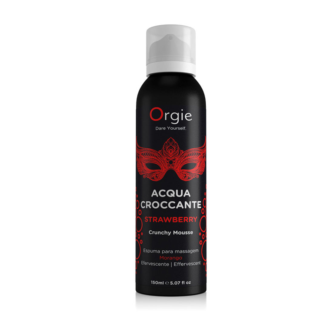 Mousse de massage crépitante Acqua Croccante - Fraise - 1