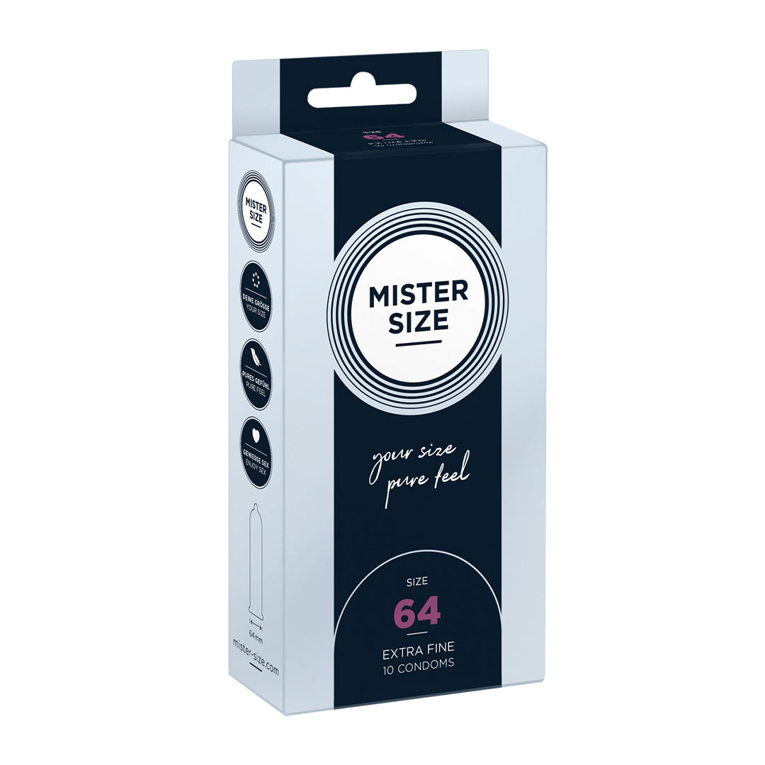 Préservatifs Mister Size 10 pièces - 64 - 6