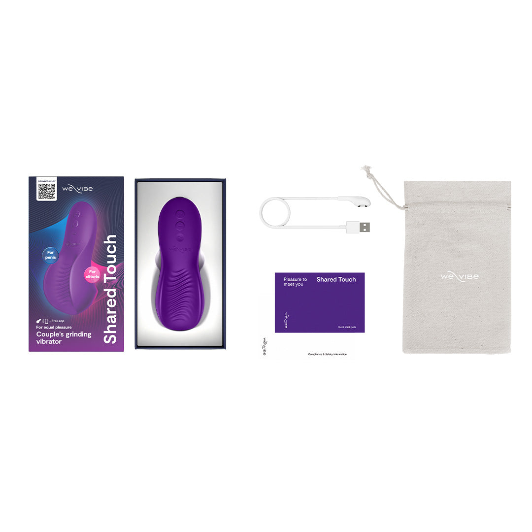 Vibromasseur connecté pour Couple Shared Touch - Violet - 9