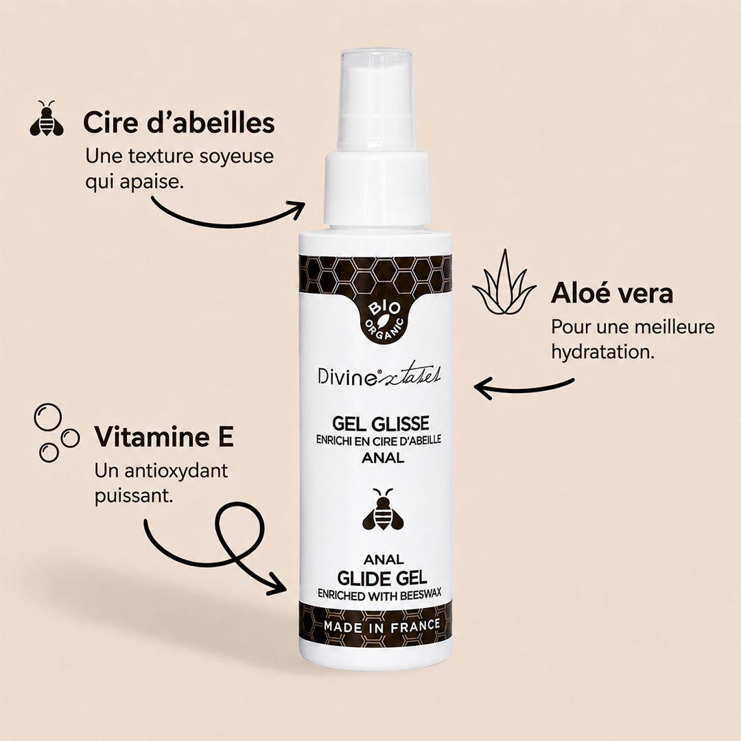 Gel Glisse Anal Cire d'Abeille