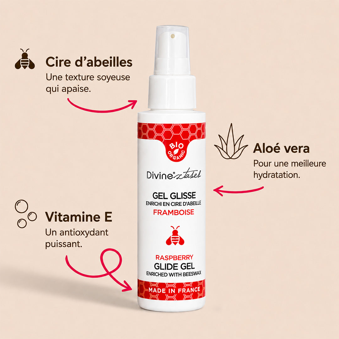 Gel Glisse Cire d'Abeille - Framboise - 8