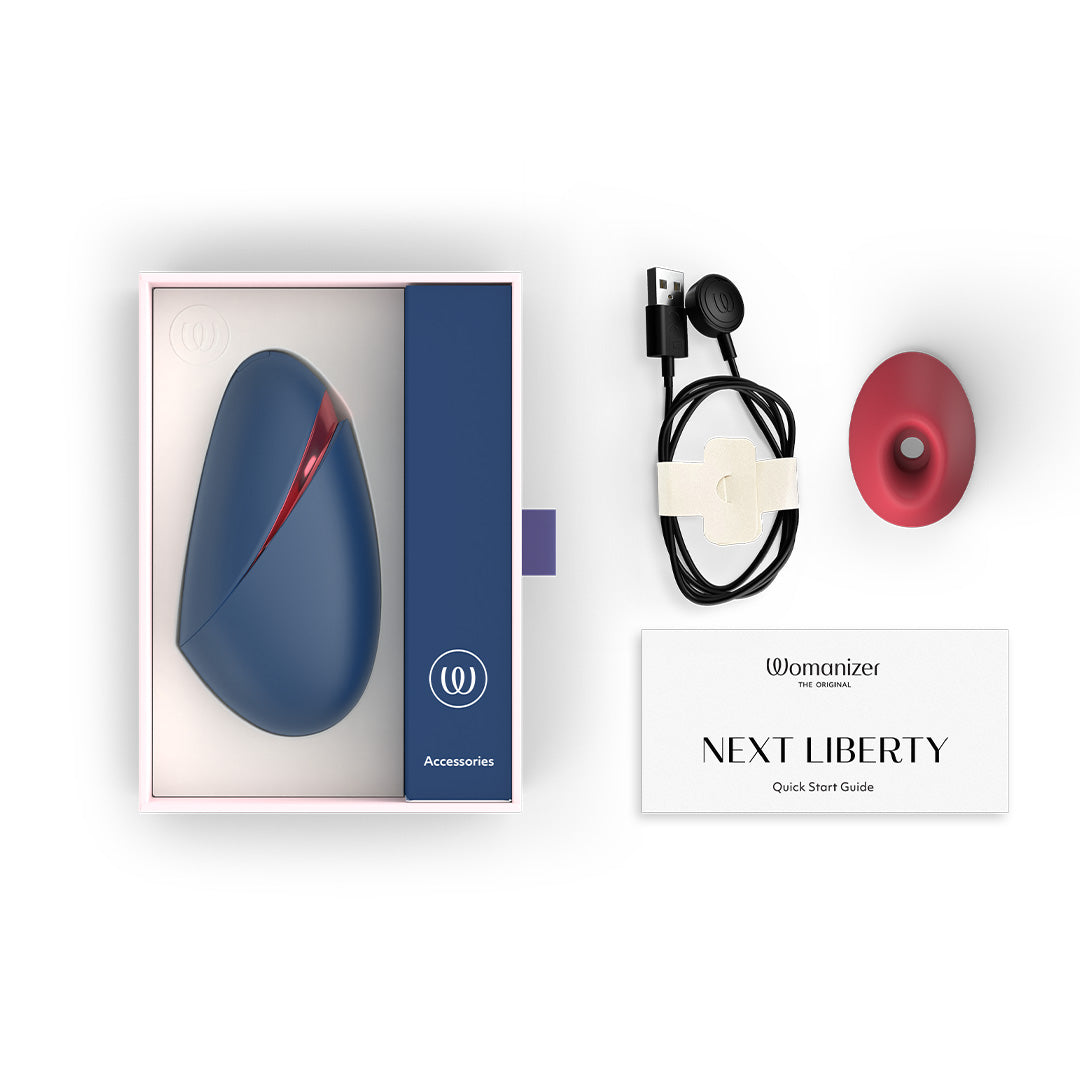 Stimulateur Clitoridien Next Liberty - Bleu/Rouge - 5