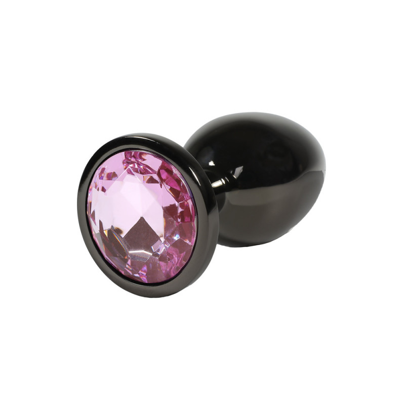 Plug Alu Noir L Rose - Steel Lovin U