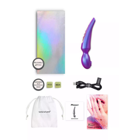 Wand Pleaser Iridescent Bleu Wand Pleaser Iridescent Bleu