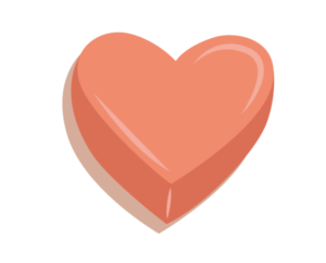 coeur orange