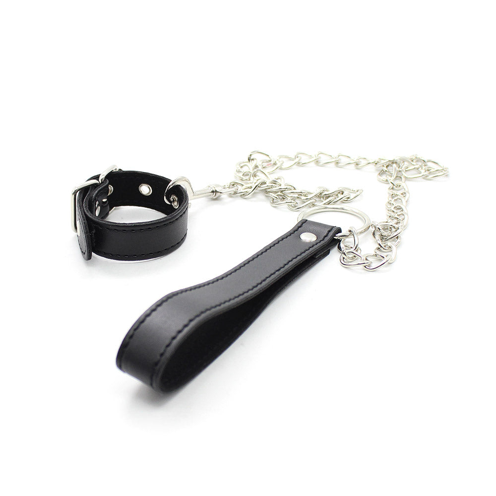 Collier Sexy en Cuir pour Pénis - Be Bondage