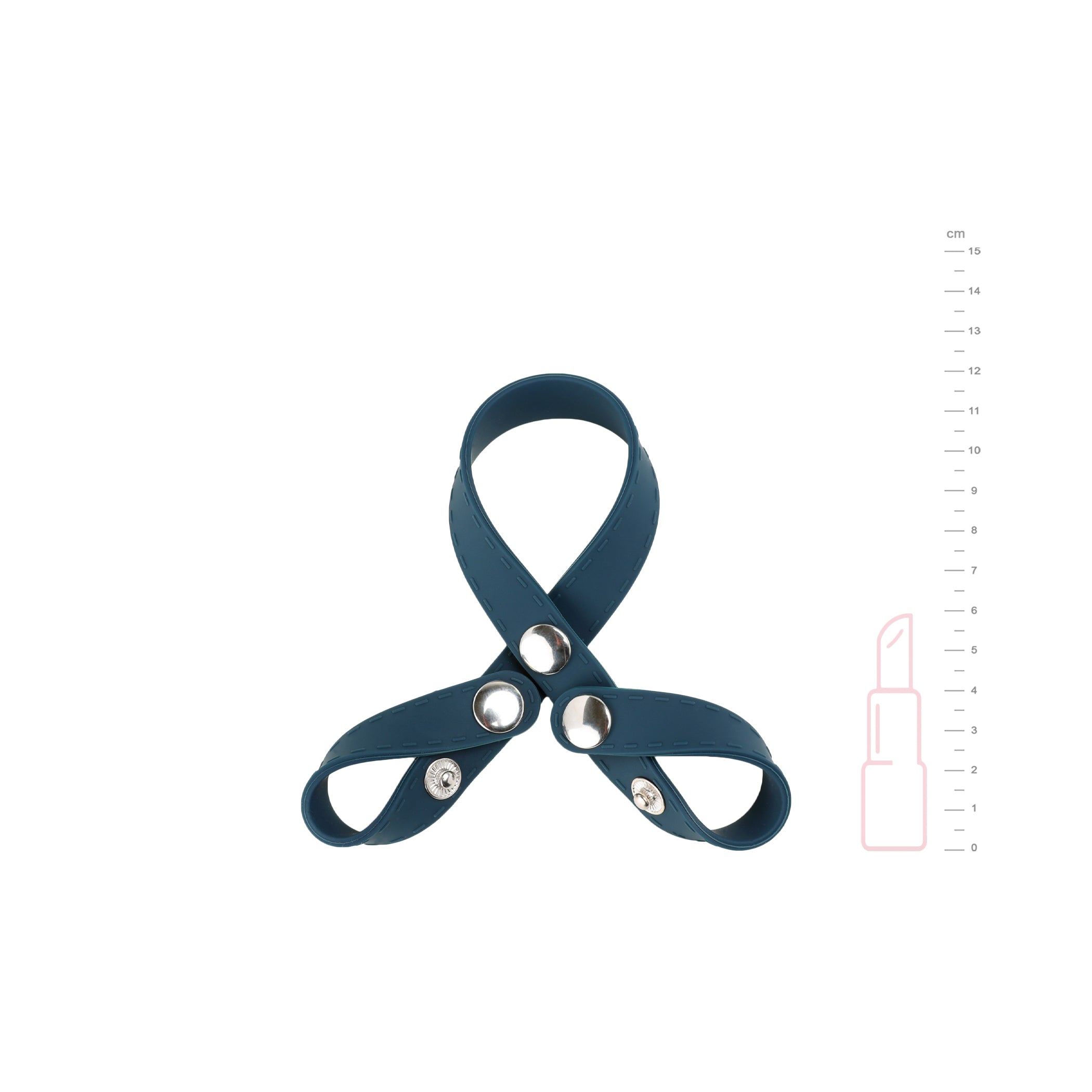 Anneau Pressions En Silicone Be Happy avec dimensions 2