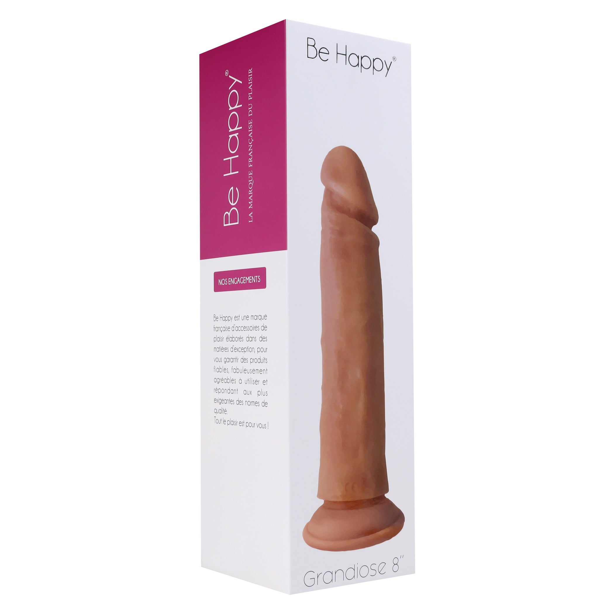 Gode Ventouse Grandiose 8" Liquide Silicone