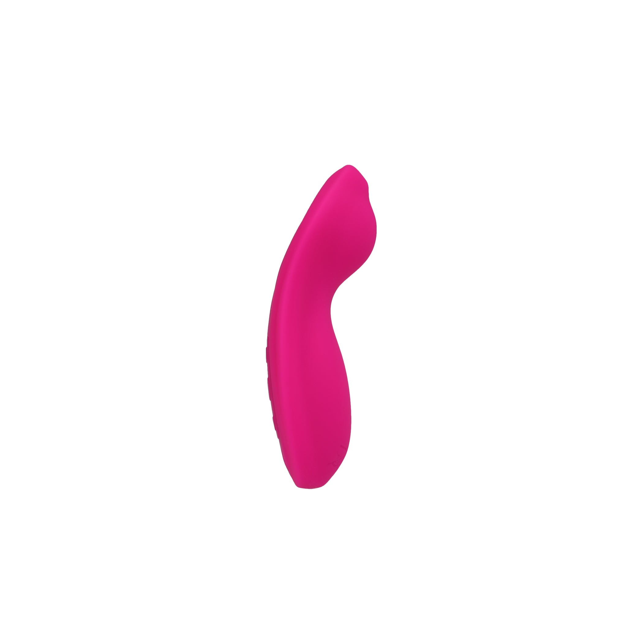 Be Happy Ingénieux Stimulateur Clito Télécommandé Silicone Rose Vue de Profil avec Mesures