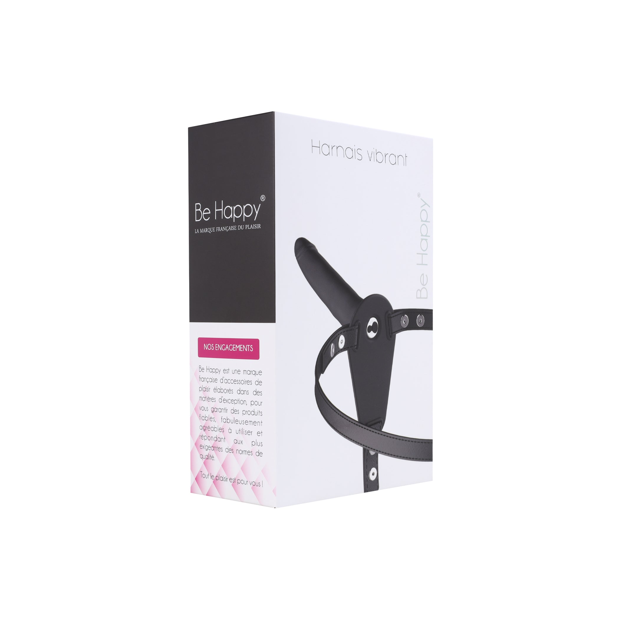 Gode ceinture vibrant Be Happy dans sa boîte 1