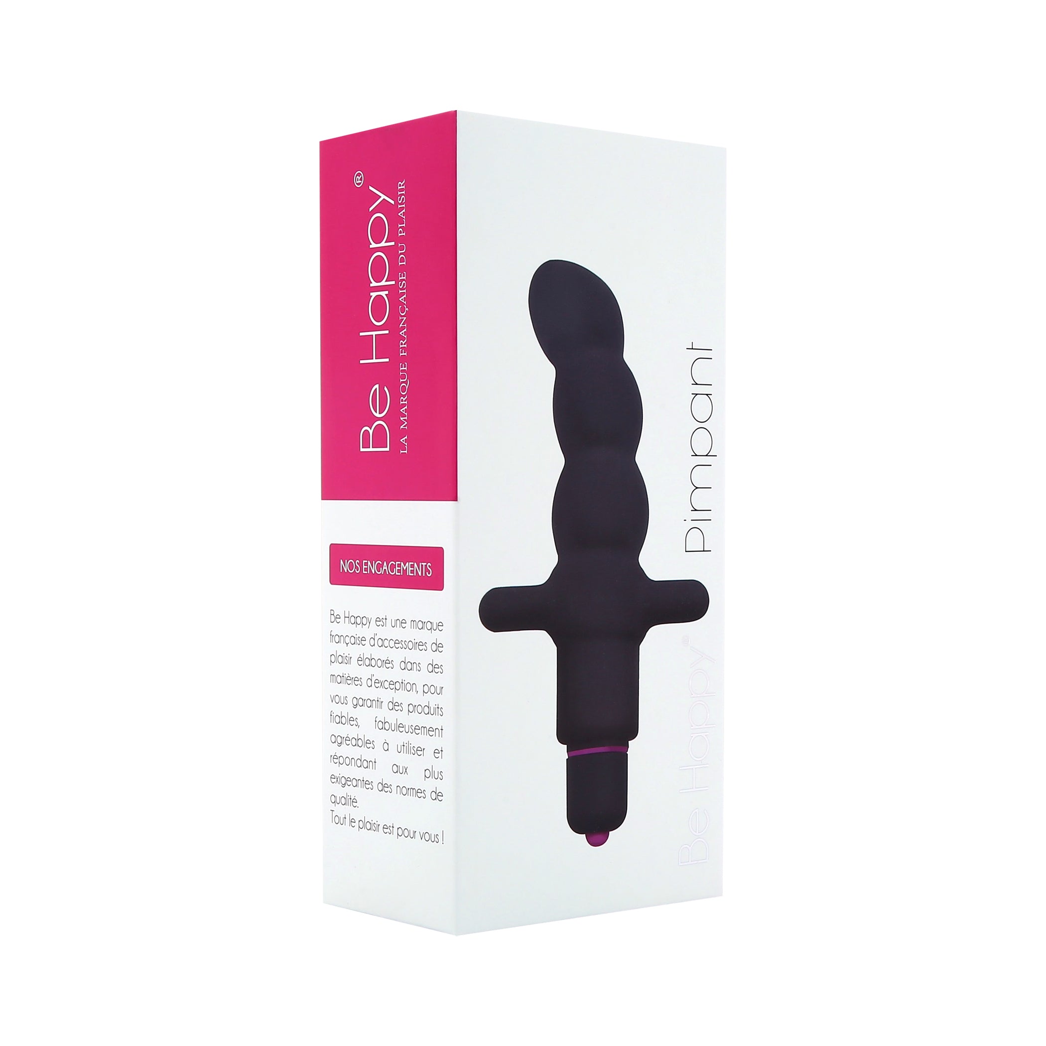 Vibromasseur Anal 2 en 1 Pimpant Noir dans sa boîte 1
