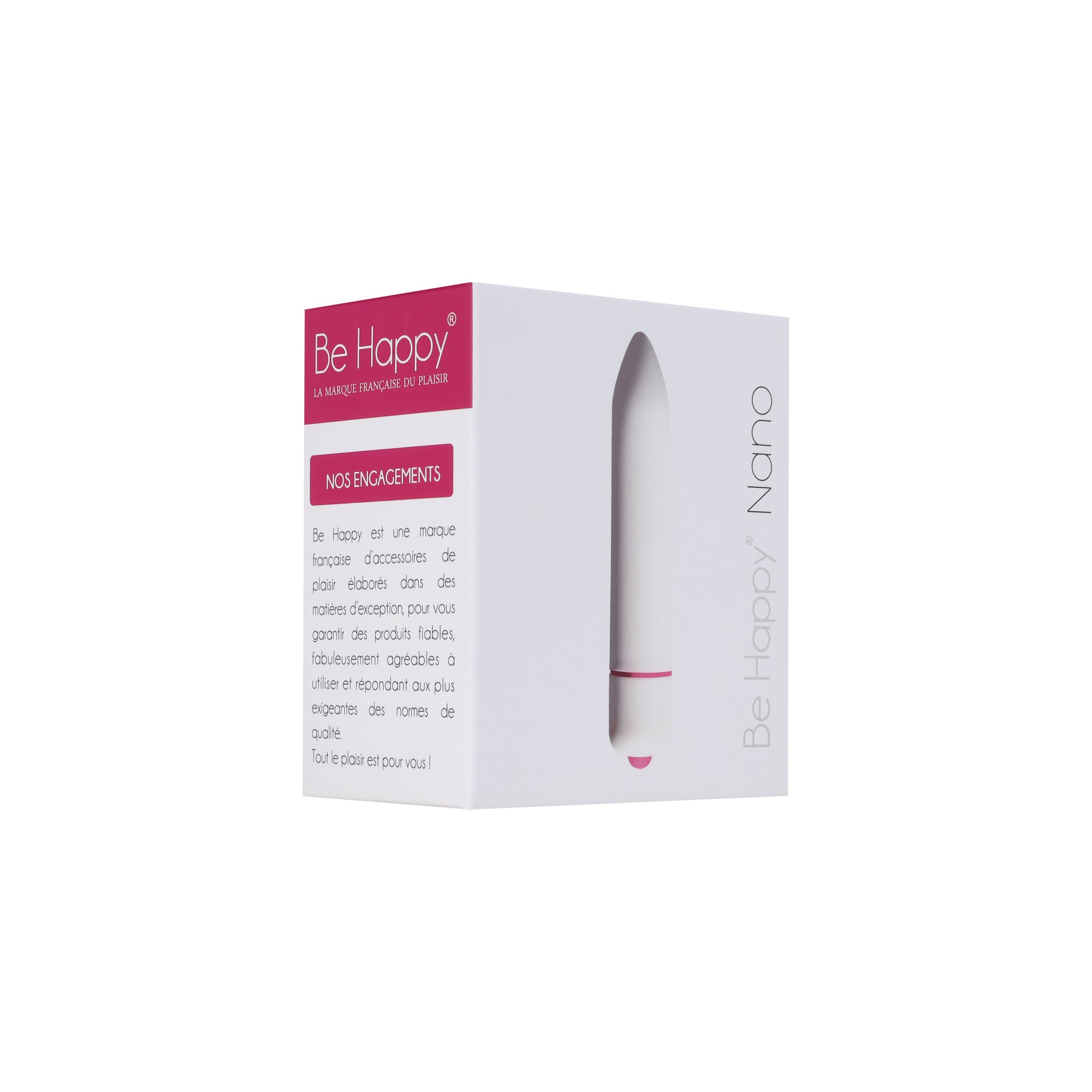 Nano Bullet Stimulateur Clitoridien Blanc Be Happy