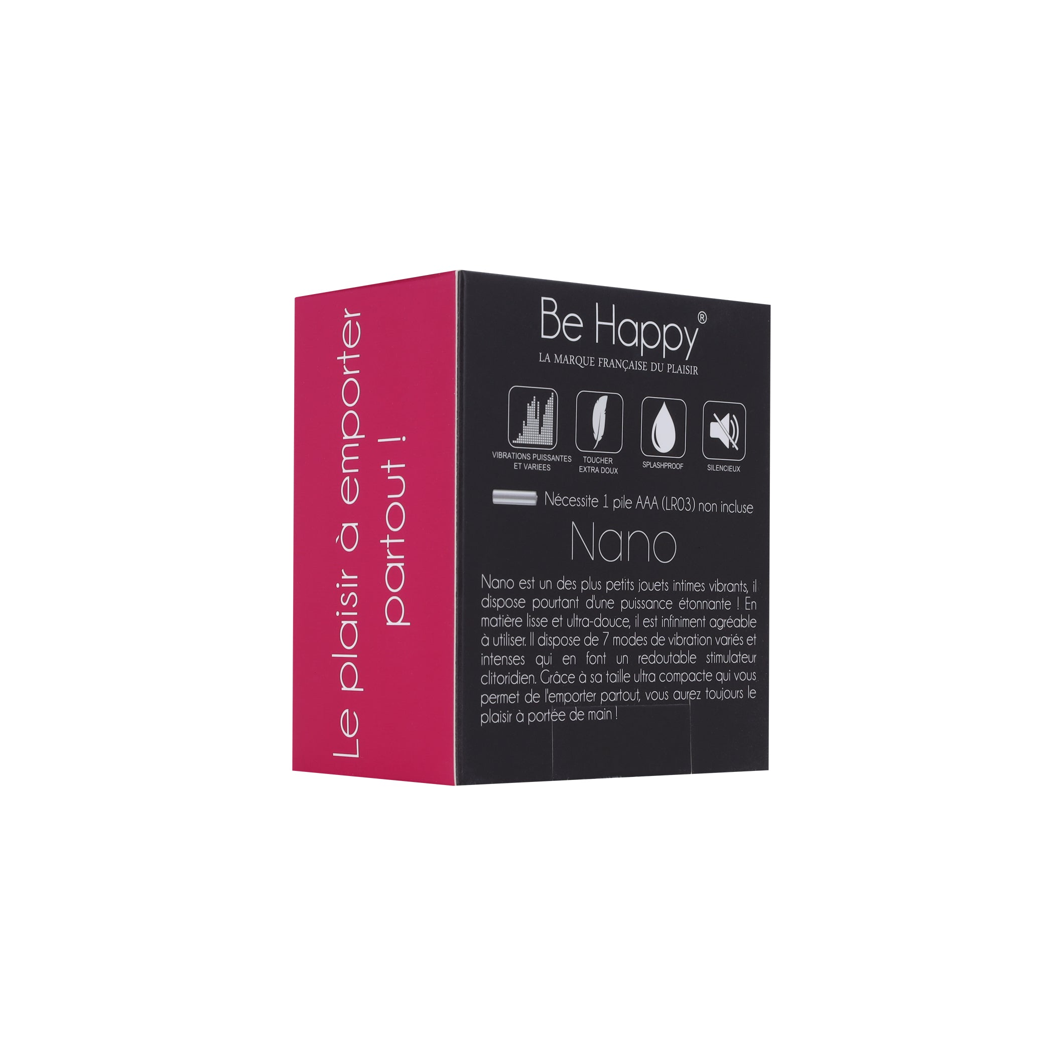 Nano Bullet Stimulateur Clitoridien Blanc Be Happy