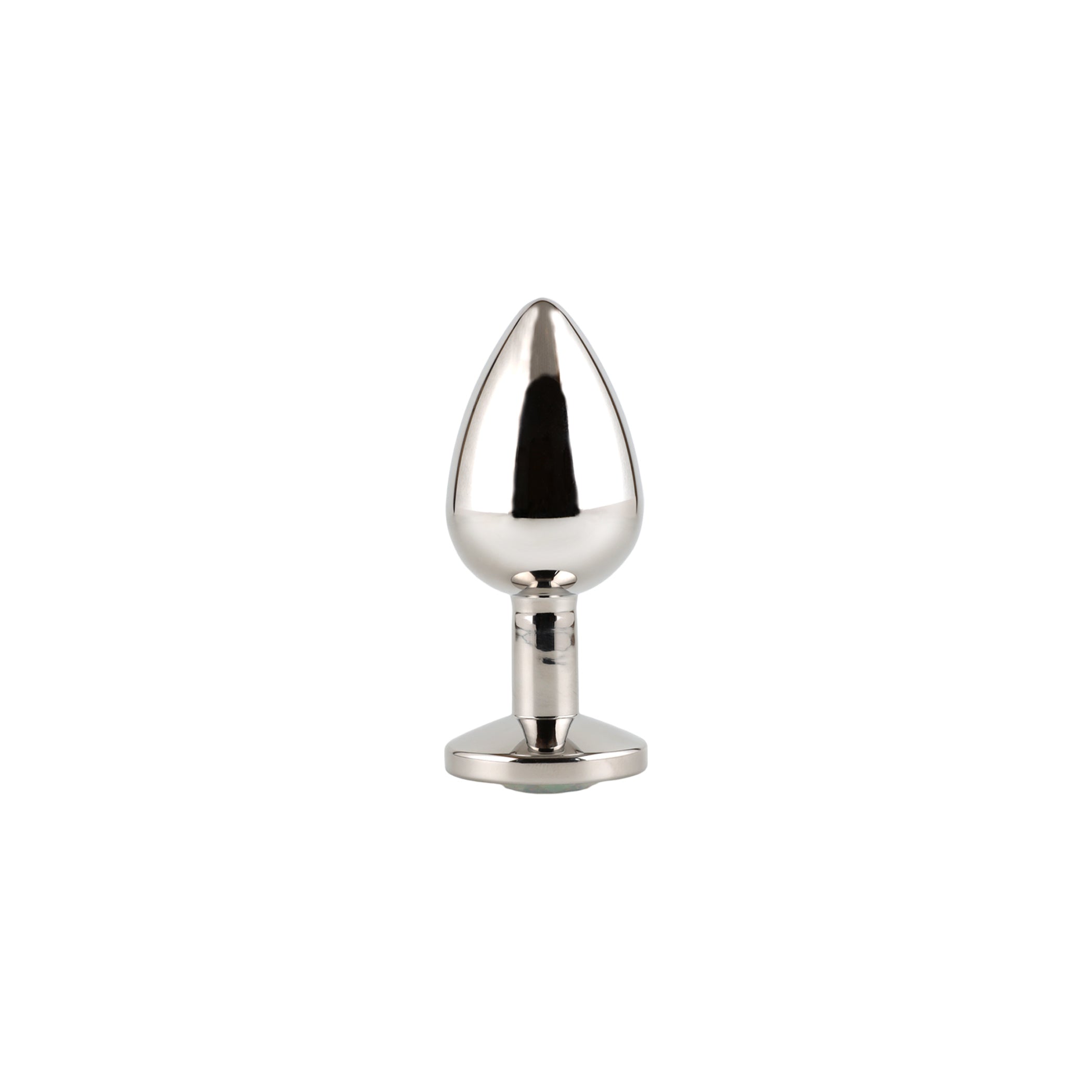 Plug Bijou Anal Inox avec Cristal Tailles M L XL
