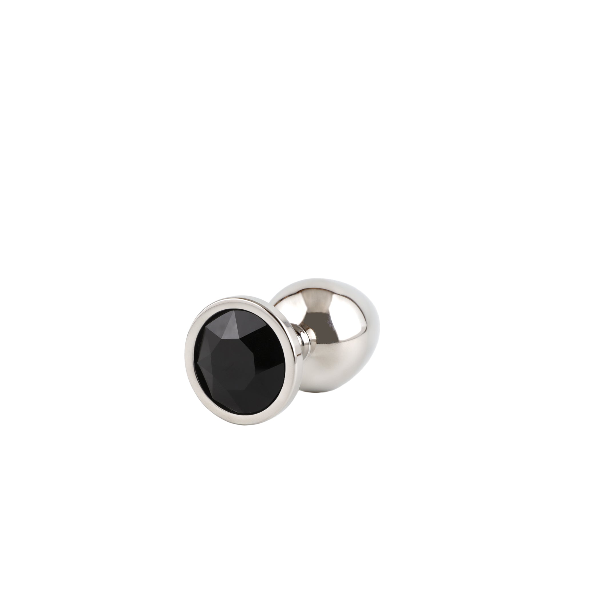 Plug Bijou Anal Inox avec Cristal Tailles M L XL