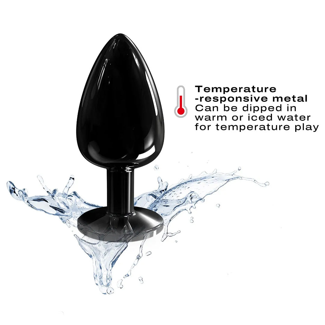 Plug Anal Diamond Plug - Noir - 5