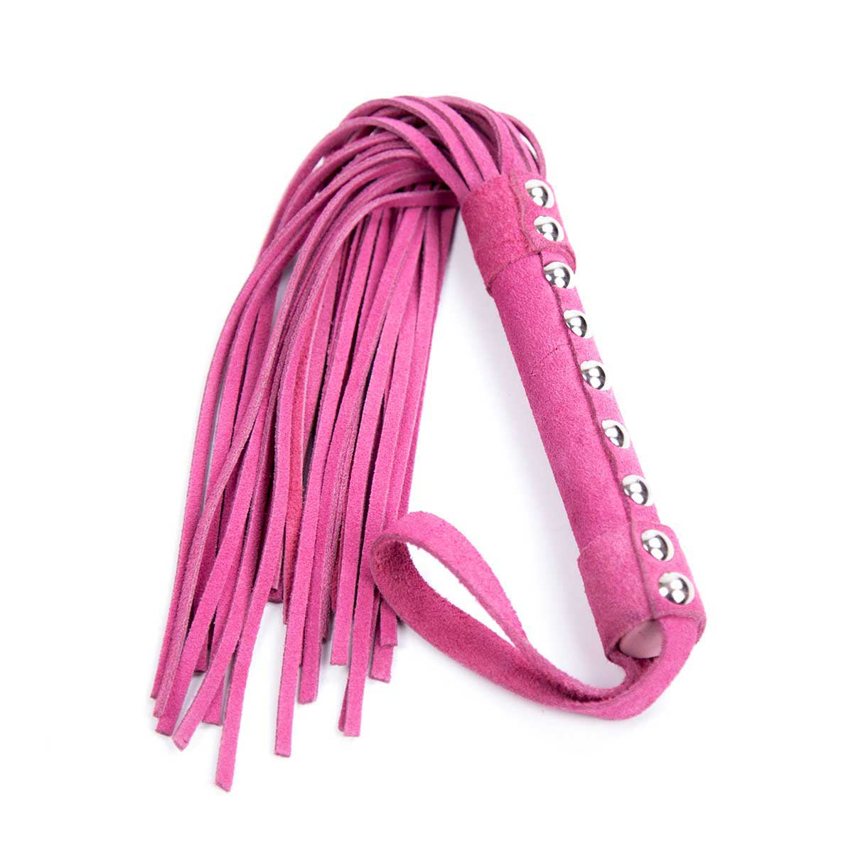 Fouet en Cuir Suédé 40 cm - Be Bondage