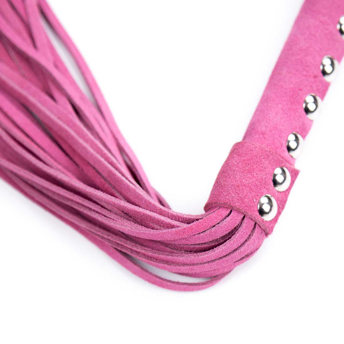 Fouet en Cuir Suédé 40 cm - Be Bondage