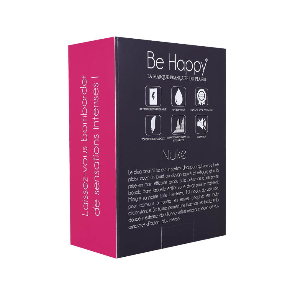 dos coffret plug anal vibrant en silicone nuke be happy