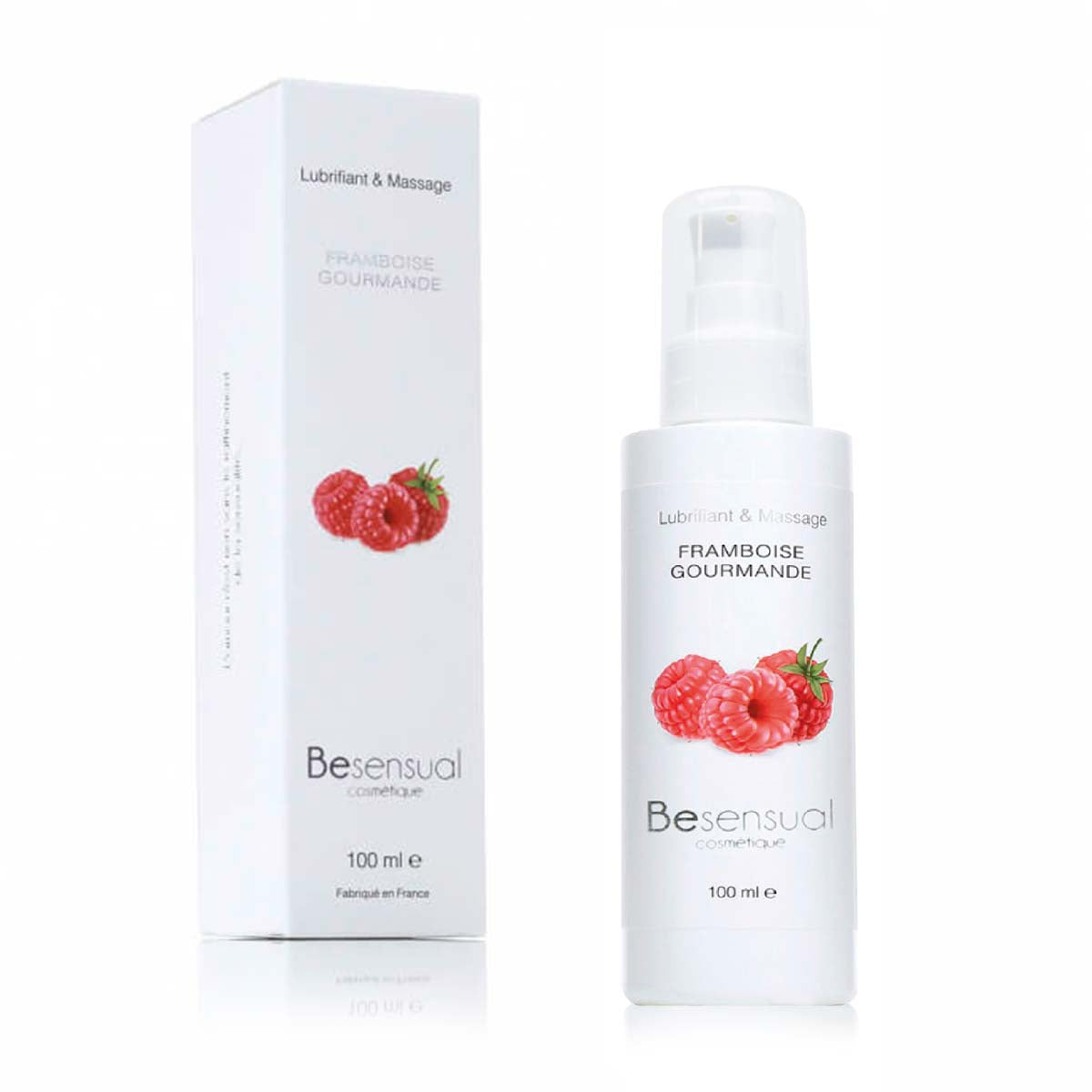 Lubrifiant et Massage Parfumé 100 ml de Be Sensual - Framboise - 6