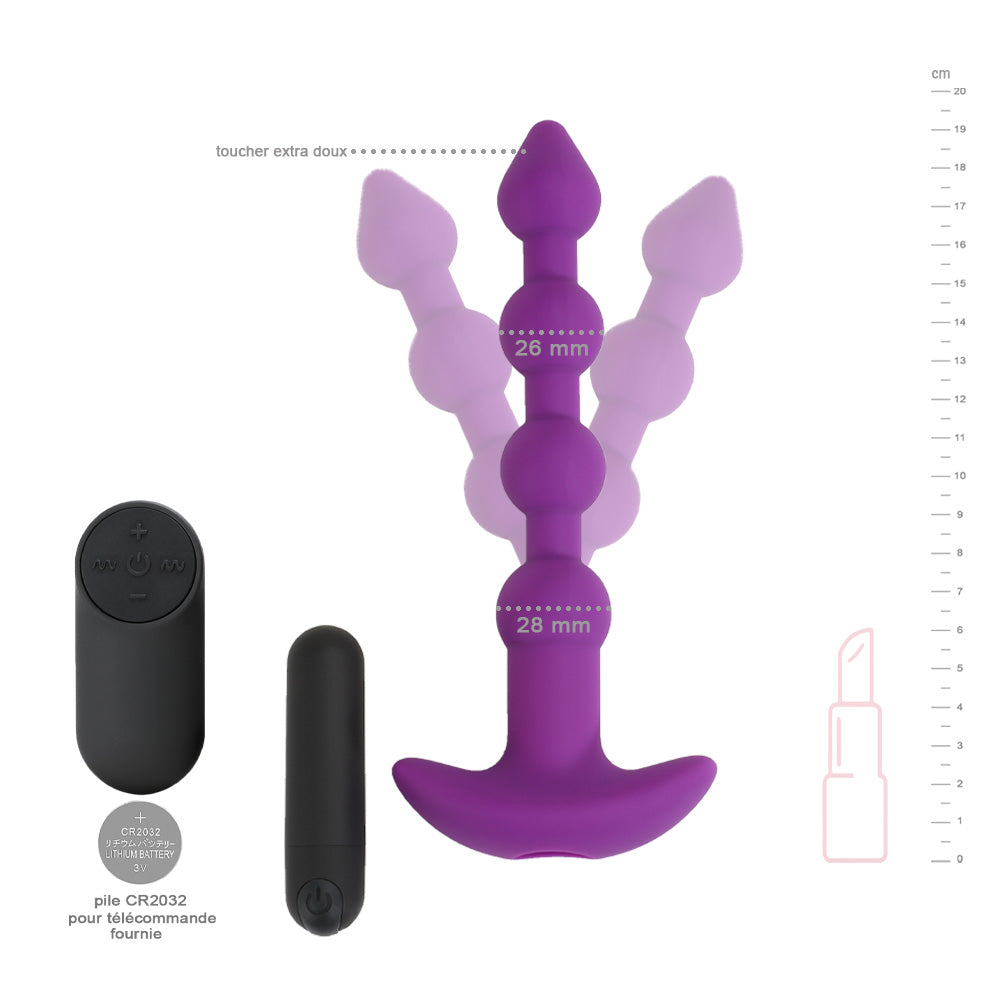Chaîne anale Allégresse avec dimensions