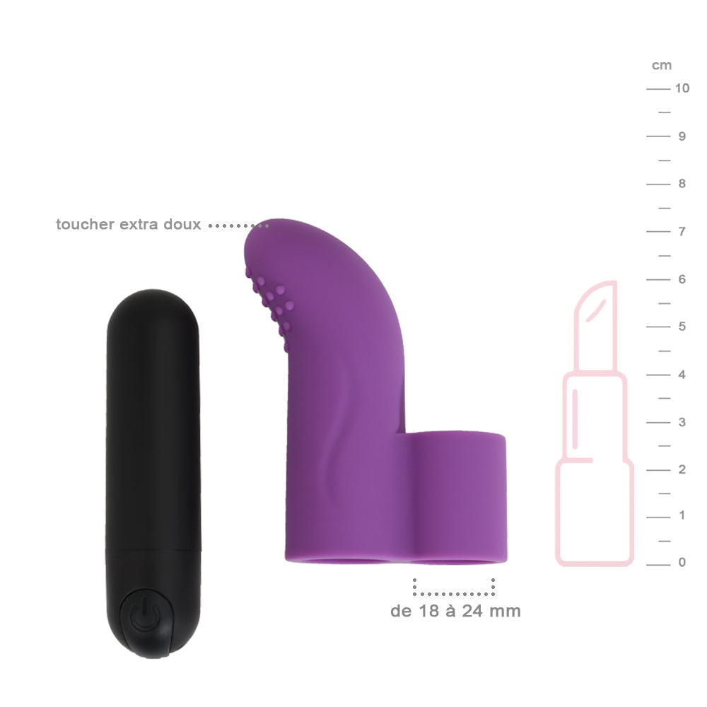 Stimulateur clitoridien Prodigieux avec dimensions