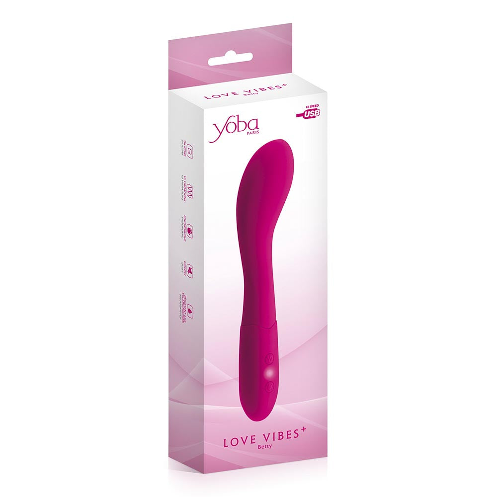 Packaging du vibromasseur Yoba Betty