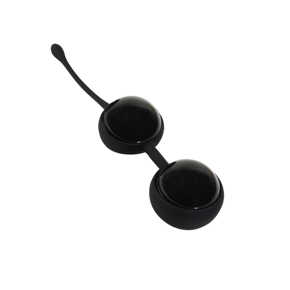 Boules Parure de Geisha Noire - Sextoy pour le Périnée en Silicone - Be Happy