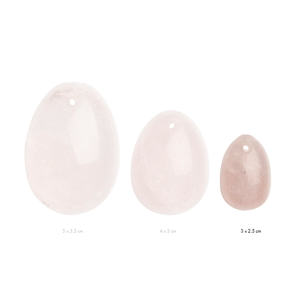Oeuf de Yoni Taille S Quartz Rose