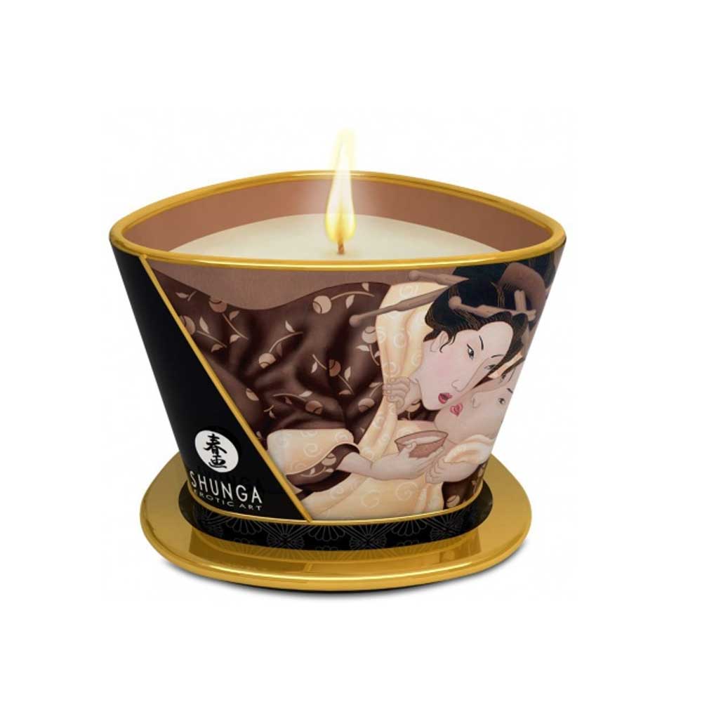 Bougie de Massage Lueur & Caresses - Shunga Erotic art