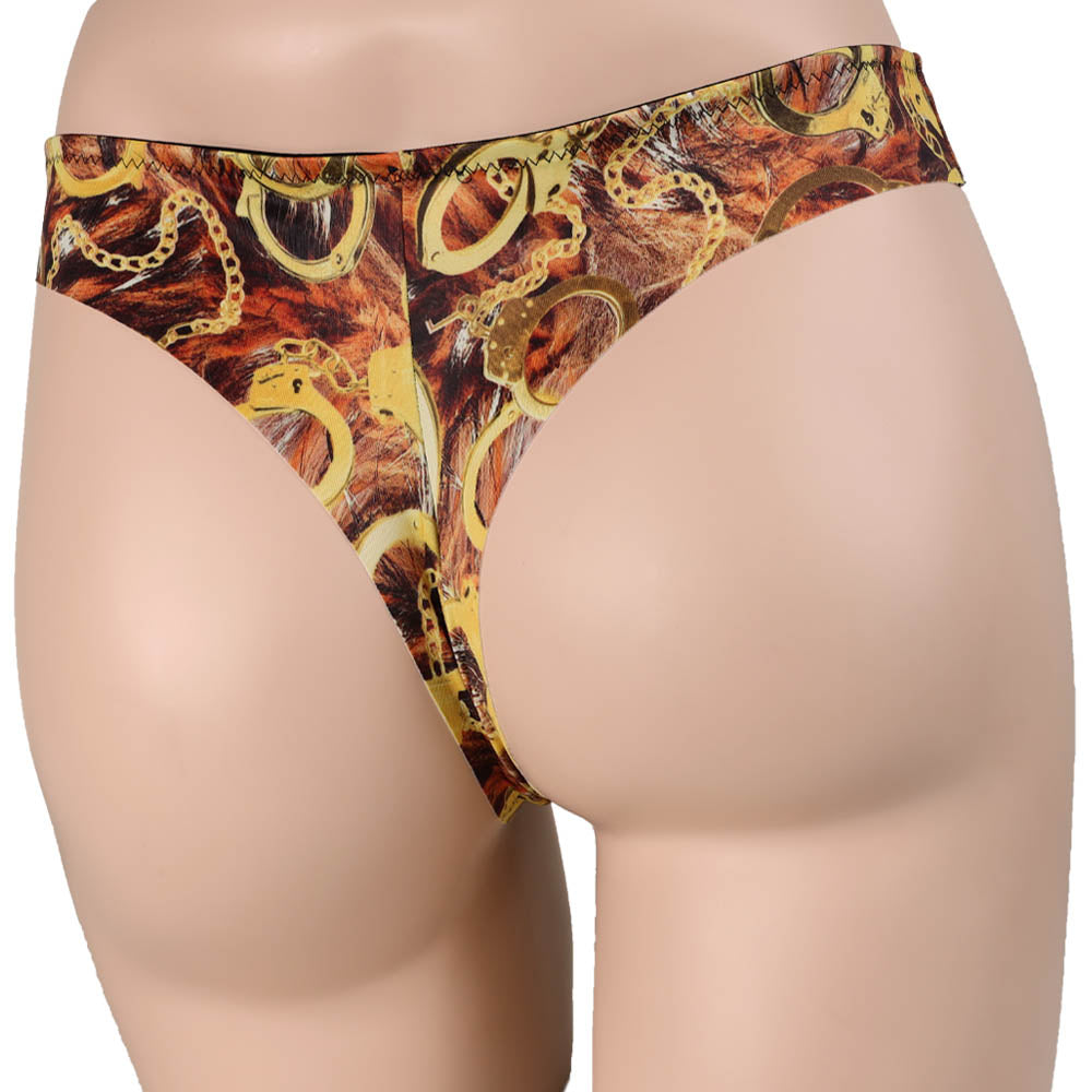 Maillot Aloha Marron/Or de Dos