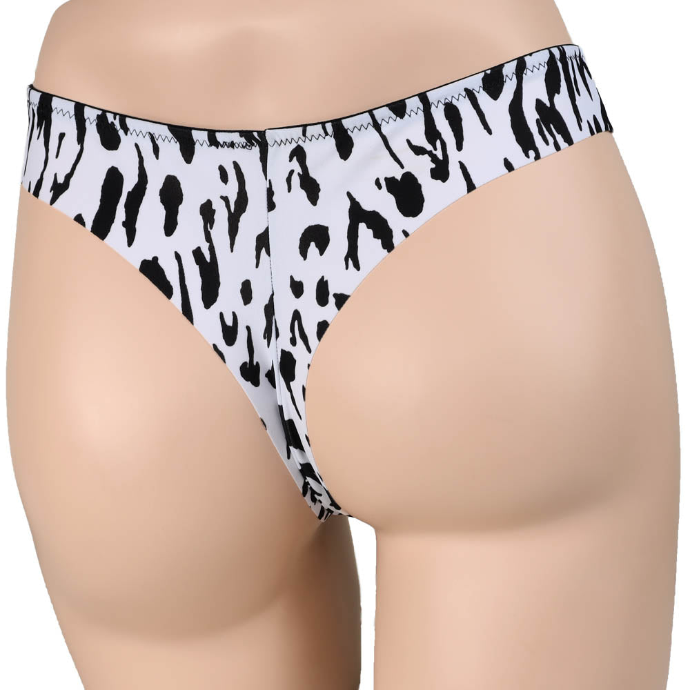 Maillot Aloha Blanc/Noir de Dos