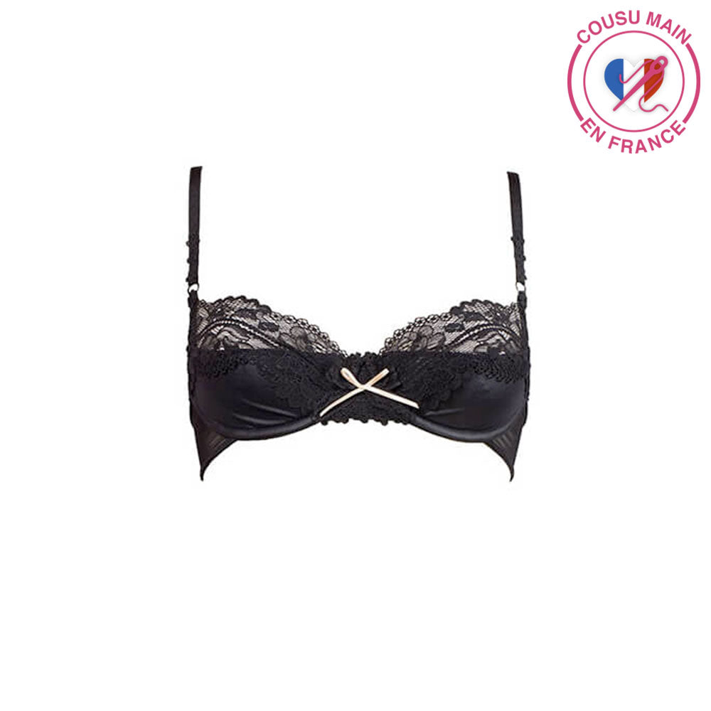 Soutien-Gorge Balconnet Réglisse de Luxxa